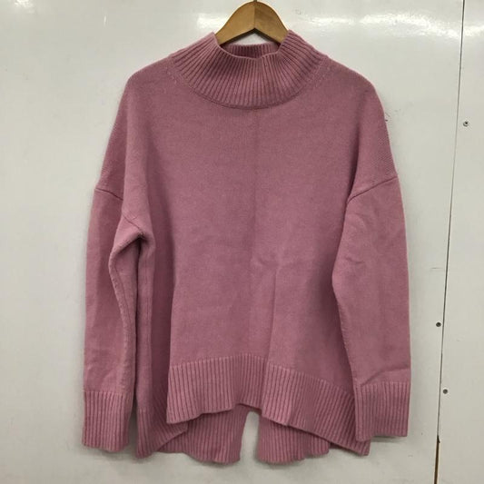 ニジュウサンク 23区 ニット、セーター 長袖 38 無地 桃 / ピンク / pink レディース USED 古着 中古 10152977
