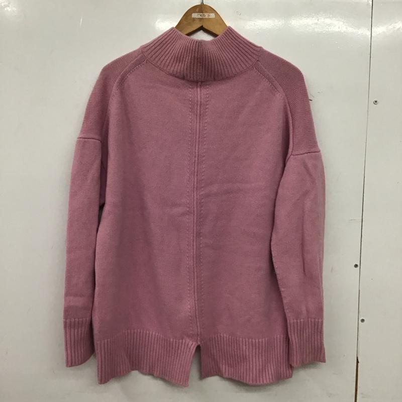 ニジュウサンク 23区 ニット、セーター 長袖 38 無地 桃 / ピンク / pink レディース USED 古着 中古 10152977