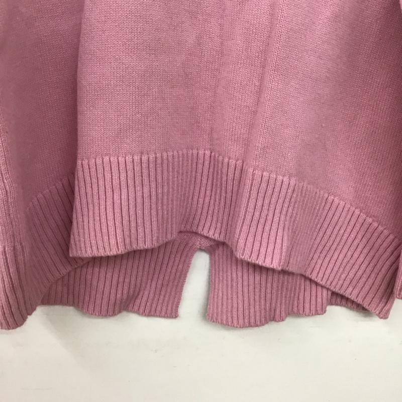 ニジュウサンク 23区 ニット、セーター 長袖 38 無地 桃 / ピンク / pink レディース USED 古着 中古 10152977