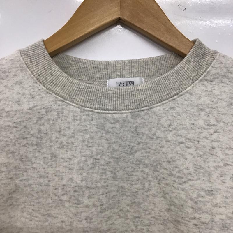 ローリーズファーム LOWRYS FARM トレーナー 長袖 FREE 無地 灰 / グレー / gray レディース USED 古着 中古 10152979