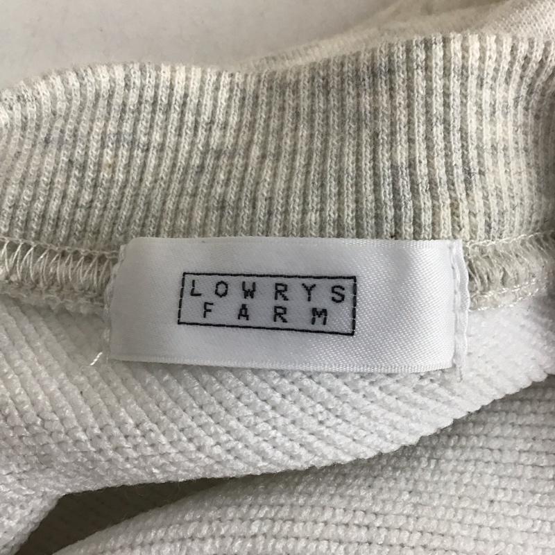 ローリーズファーム LOWRYS FARM トレーナー 長袖 FREE 無地 灰 / グレー / gray レディース USED 古着 中古 10152979