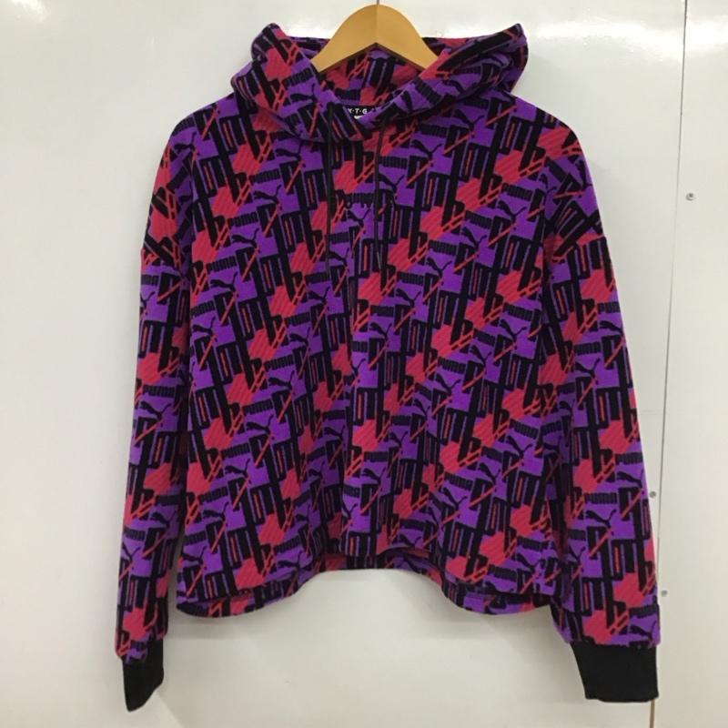 プーマ PUMA パーカー 長袖 M 総柄 マルチカラー / マルチカラー / multicolor レディース USED 古着 中古 10152980