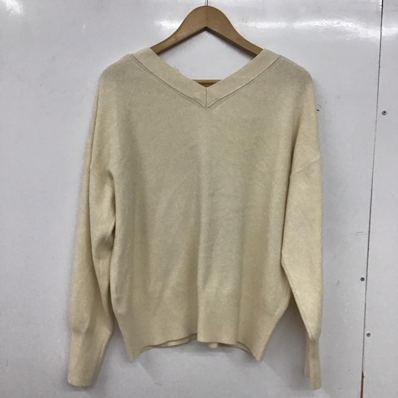 ローリーズファーム LOWRYS FARM カーディガン 長袖 FREE 無地 アイボリー / アイボリー / レディース USED 古着 中古 10152982