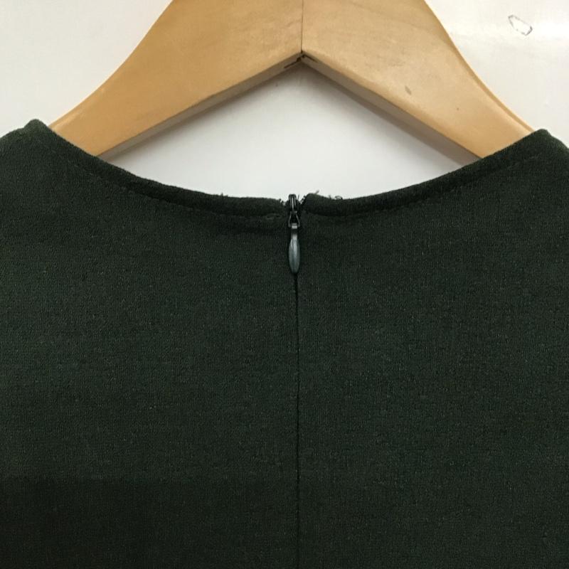 ザラウーマン ZARA WOMAN カットソー 長袖 長袖カットソー 無地カットソー クルーネックシャツ S 無地 緑 / グリーン / green レディース USED 古着 中古 10152985