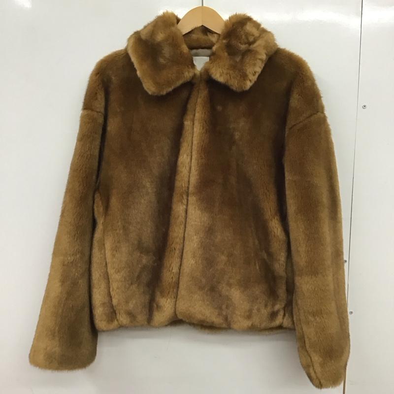 ローリーズファーム LOWRYS FARM コート コート一般 FREE 無地 茶 / ブラウン / brown レディース USED 古着 中古 10152987