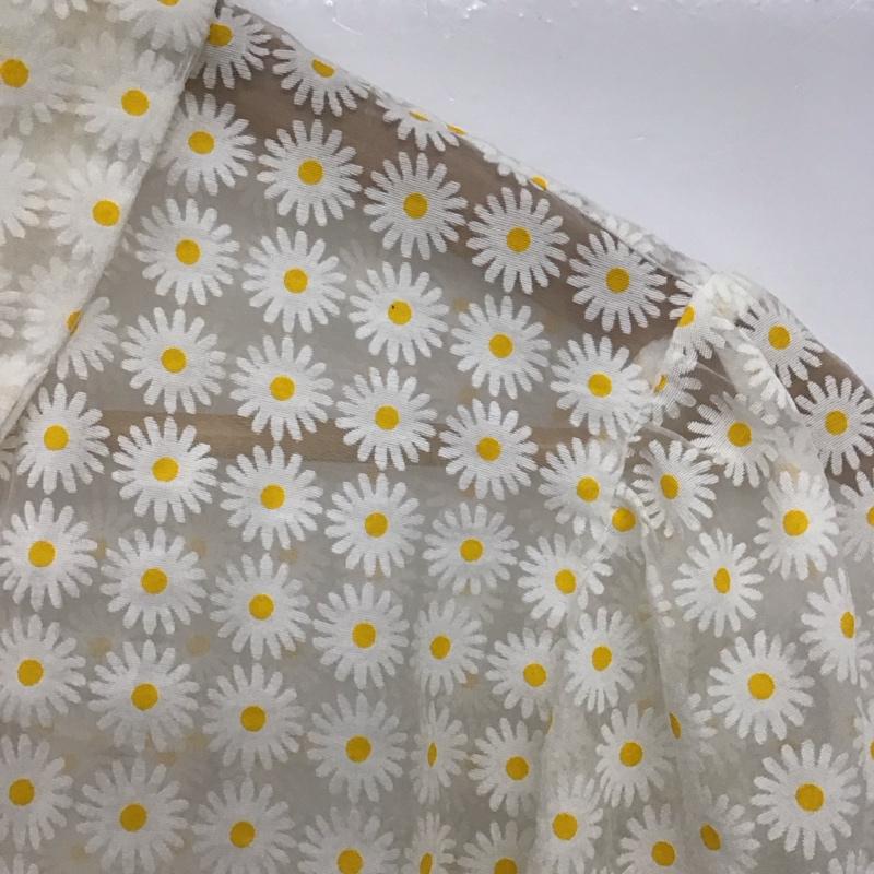 ザラ ZARA シャツ、ブラウス 長袖 長袖シャツ プリントシャツ カラーシャツ M プリント 白 / ホワイト / white レディース USED 古着 中古 10152988