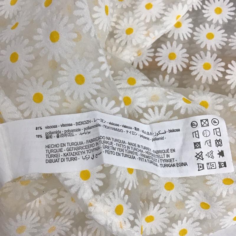 ザラ ZARA シャツ、ブラウス 長袖 長袖シャツ プリントシャツ カラーシャツ M プリント 白 / ホワイト / white レディース USED 古着 中古 10152988