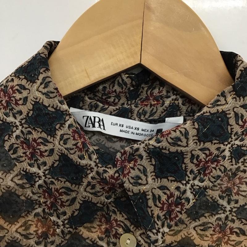ザラ ZARA シャツ、ブラウス 長袖 XS 総柄 マルチカラー / マルチカラー / multicolor レディース USED 古着 中古 10152994