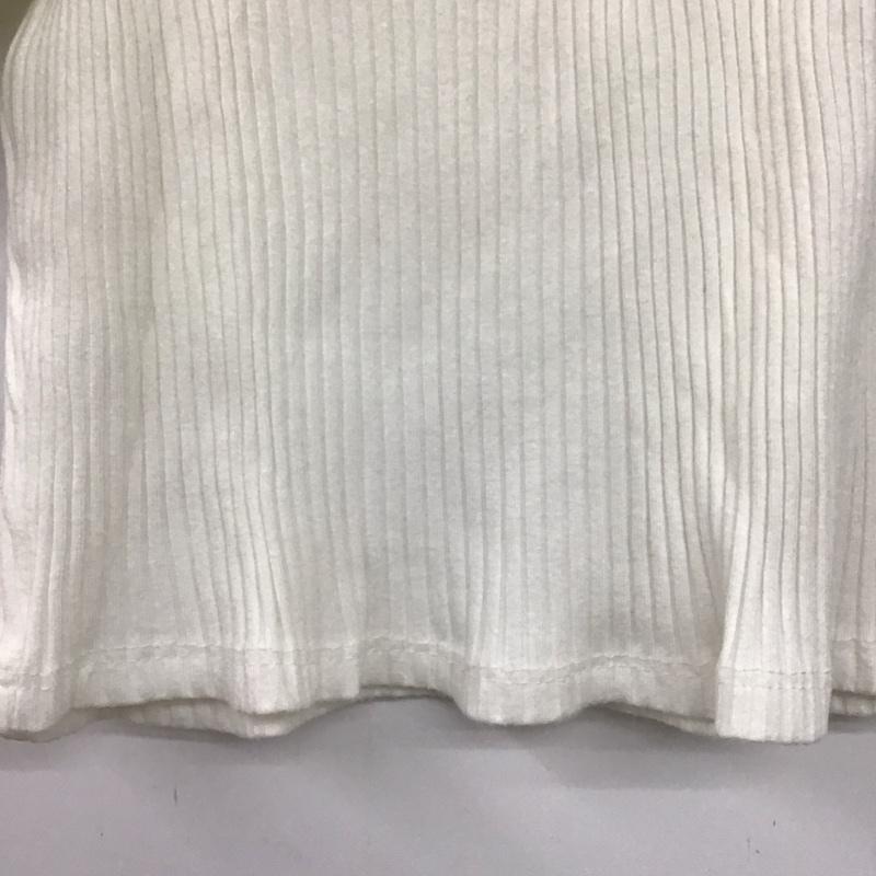 ザラ ZARA カットソー 半袖 M 無地 白 / ホワイト / white レディース USED 古着 中古 10152995