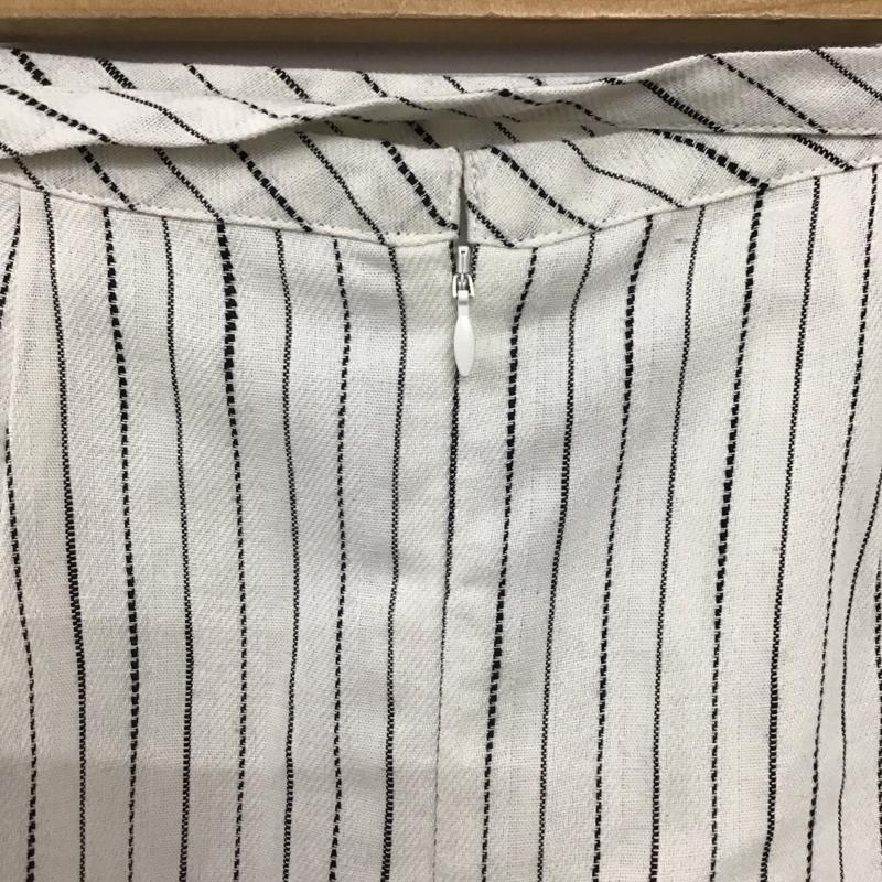 ムルーア MURUA スカート ミニスカート 011830800501 ラップミニスカート M ストライプ 白 / ホワイト / white レディース USED 古着 中古 10152998