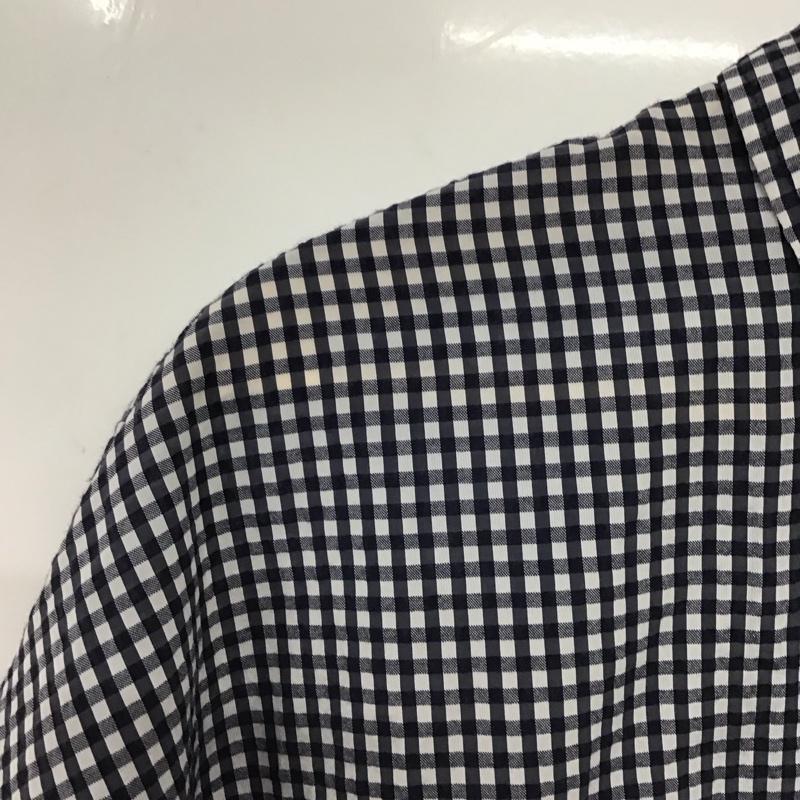 アングリッド Ungrid シャツ、ブラウス 半袖 FREE チェック 白 / ホワイト / white X 青 / ブルー / blue レディース USED 古着 中古 10153007