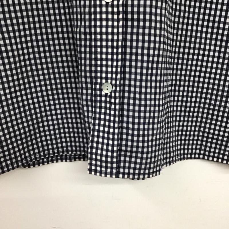 アングリッド Ungrid シャツ、ブラウス 半袖 FREE チェック 白 / ホワイト / white X 青 / ブルー / blue レディース USED 古着 中古 10153007