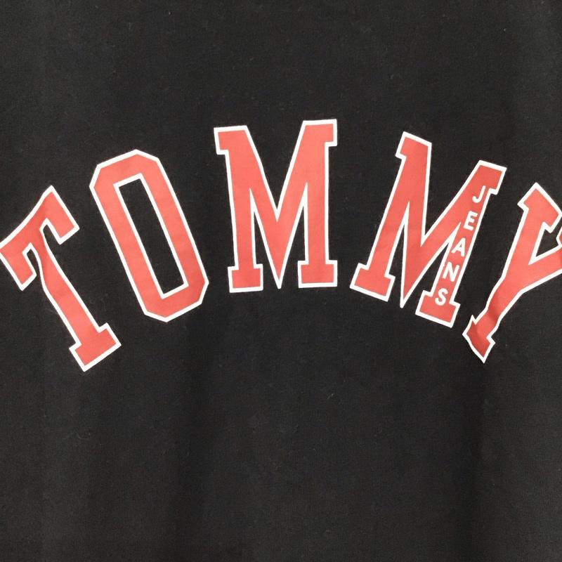 トミー ジーンズ TOMMY JEANS Tシャツ 半袖 L プリント 黒 / ブラック / black レディース USED 古着 中古 10153011