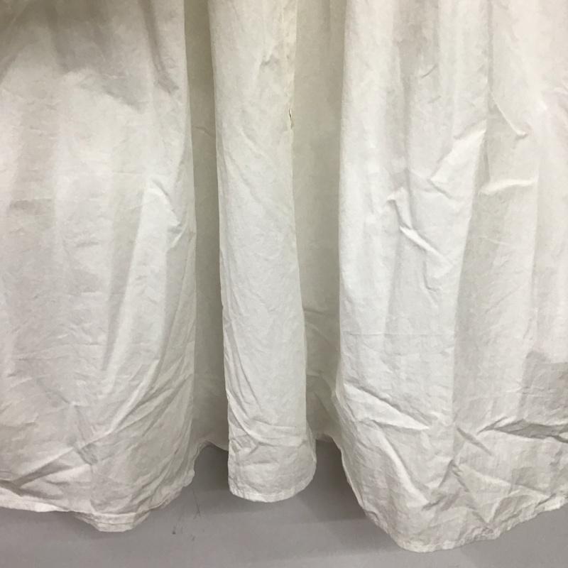 ローリーズファーム LOWRYS FARM チュニック 半袖 FREE 無地 白 / ホワイト / white レディース USED 古着 中古 10153023