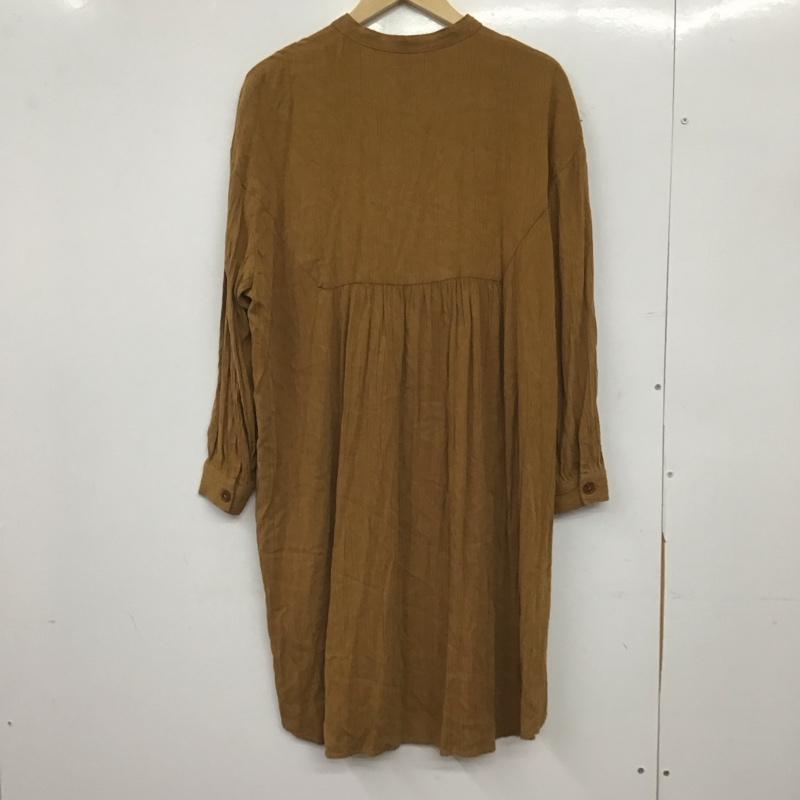 ザラ ZARA ワンピース ミニスカート シャツワンピース 無地 茶 / ブラウン / brown レディース USED 古着 中古 10153025