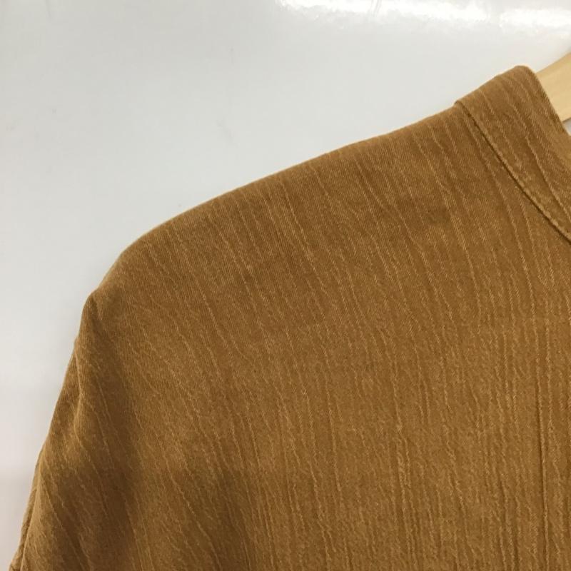 ザラ ZARA ワンピース ミニスカート シャツワンピース 無地 茶 / ブラウン / brown レディース USED 古着 中古 10153025