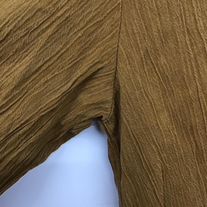 ザラ ZARA ワンピース ミニスカート シャツワンピース 無地 茶 / ブラウン / brown レディース USED 古着 中古 10153025