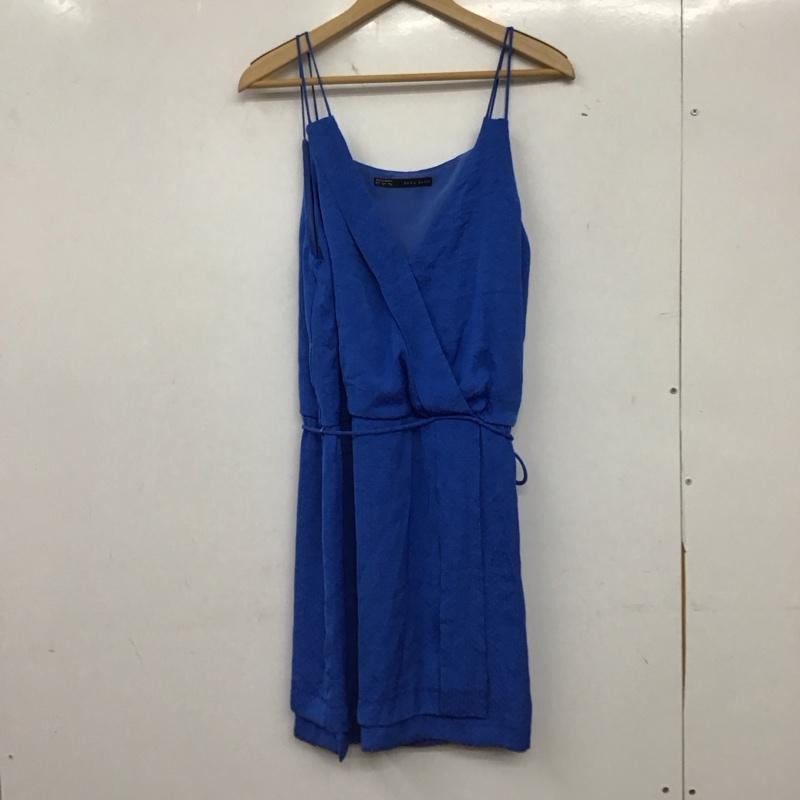 ザラベーシック ZARA BASIC ワンピース ミニスカート S  青 / ブルー / blue レディース USED 古着 中古 10153027