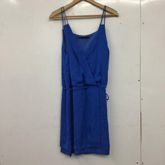 ザラベーシック ZARA BASIC ワンピース ミニスカート S  青 / ブルー / blue レディース USED 古着 中古 10153027