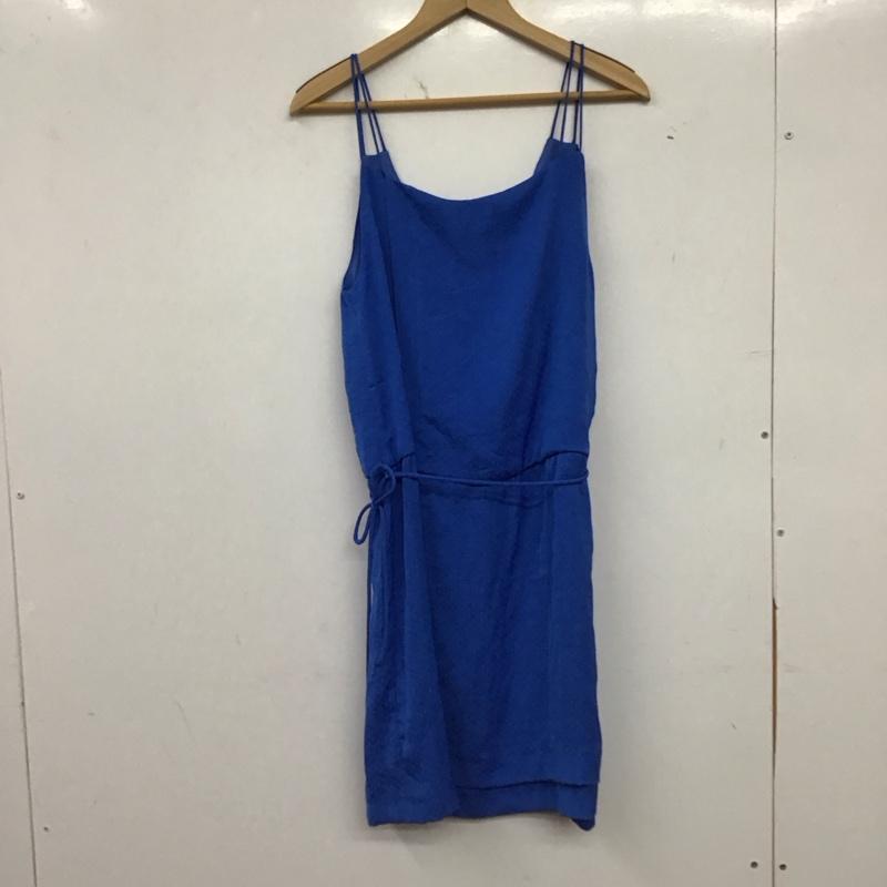 ザラベーシック ZARA BASIC ワンピース ミニスカート S  青 / ブルー / blue レディース USED 古着 中古 10153027