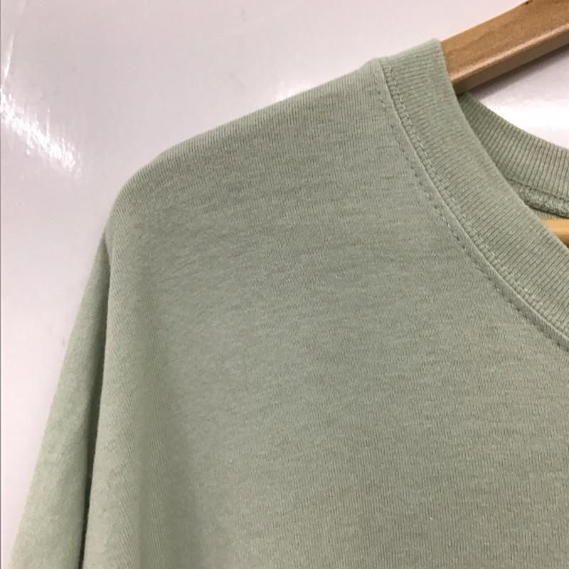 ジーナシス JEANASIS ワンピース ひざ丈スカート FREE 無地 X ロゴ、文字 X ワンポイント 薄緑 / ライトグリーン / レディース USED 古着 中古 10153029