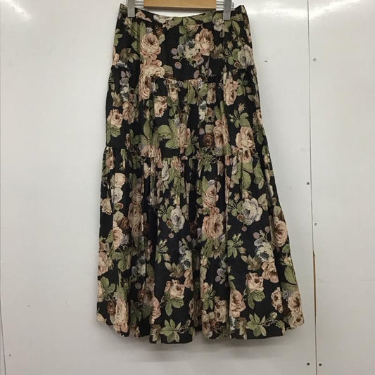 インゲボルグ INGEBORG スカート ロングスカート LL 総柄 マルチカラー / マルチカラー / multicolor レディース USED 古着 中古 10153030