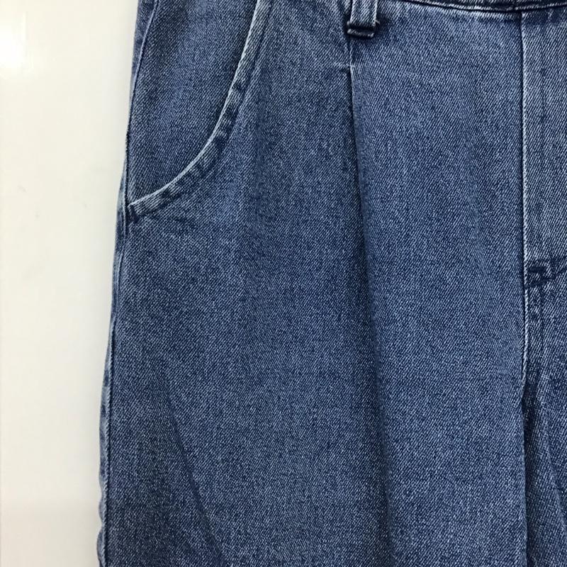 スタディオクリップ studio CLIP パンツ デニム、ジーンズ M 無地 水色 / ライトブルー / レディース USED 古着 中古 10153031