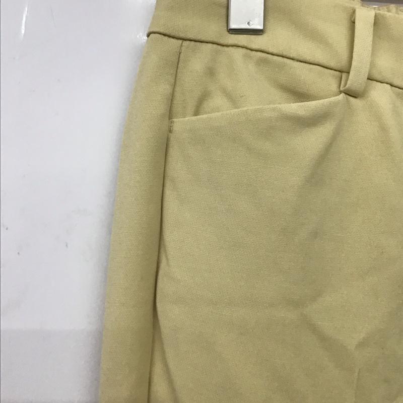 プラステ PLST パンツ スラックス S 無地 黄 / イエロー / yellow レディース USED 古着 中古 10153033