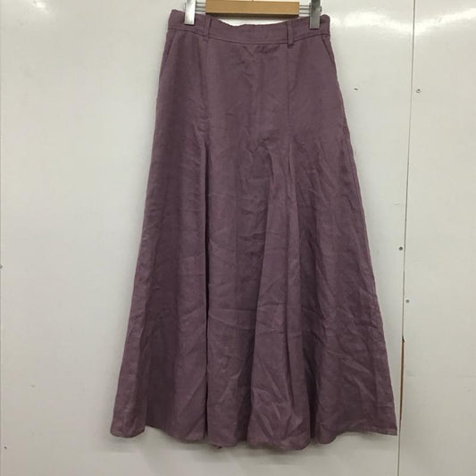 スローブイエナ SLOBE IENA スカート ロングスカート 40 無地 紫 / パープル / purple レディース USED 古着 中古 10153035