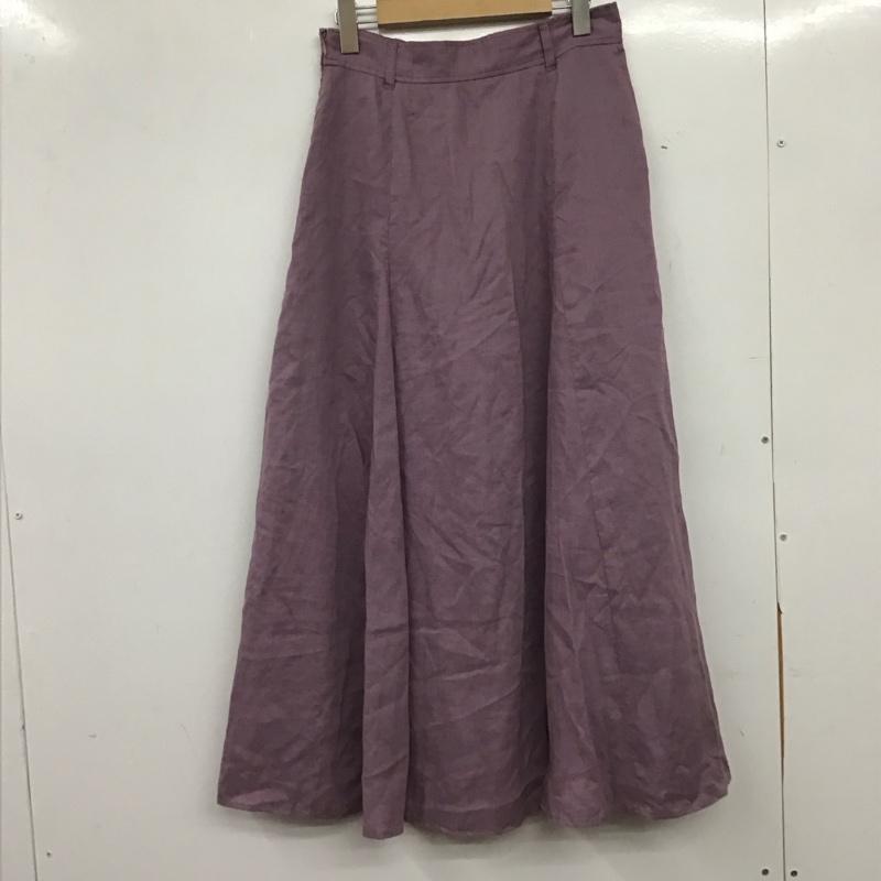 スローブイエナ SLOBE IENA スカート ロングスカート 40 無地 紫 / パープル / purple レディース USED 古着 中古 10153035