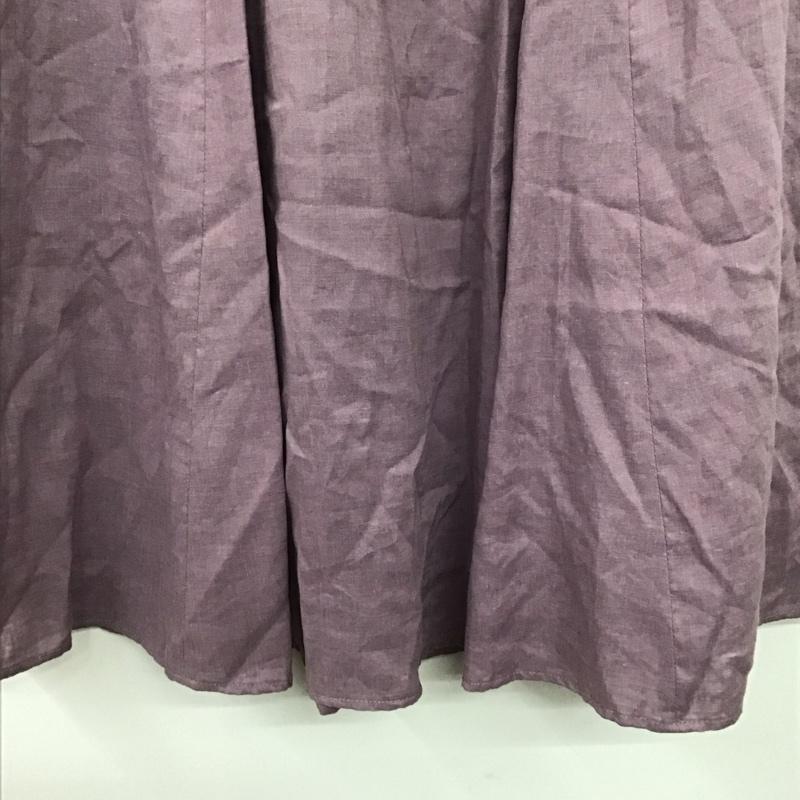 スローブイエナ SLOBE IENA スカート ロングスカート 40 無地 紫 / パープル / purple レディース USED 古着 中古 10153035