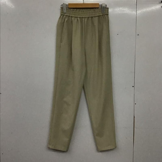 グリーンレーベルリラクシング green label relaxing パンツ スラックス オルマイパンツ P/P ツイル テーパード -マシンウォッシャブル・ストレッチ・防シワ・吸水速乾- 34 無地 ベージュ / ベージュ / beige レディース USED 古着 中古 10153037