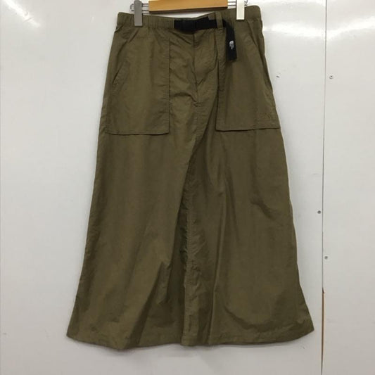 ザノースフェイス THE NORTH FACE スカート ロングスカート NBW32330 Compact Skirt コンパクトスカート L 無地 カーキ / カーキ / khaki レディース USED 古着 中古 10153038