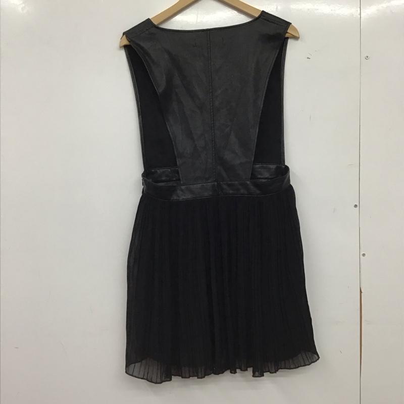 ザラ ZARA ジャンパースカート ジャンパースカート M 無地 黒 / ブラック / black レディース USED 古着 中古 10153045