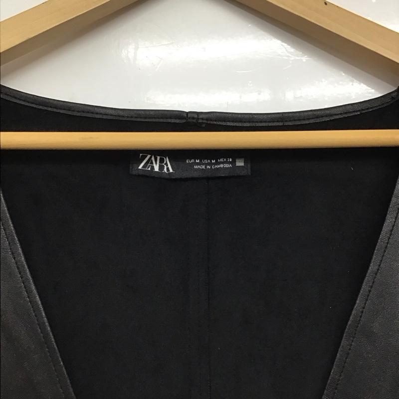 ザラ ZARA ジャンパースカート ジャンパースカート M 無地 黒 / ブラック / black レディース USED 古着 中古 10153045