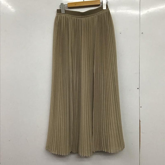 クラネ CLANE スカート ロングスカート FREE 無地 X 総柄 ベージュ / ベージュ / beige レディース USED 古着 中古 10153048