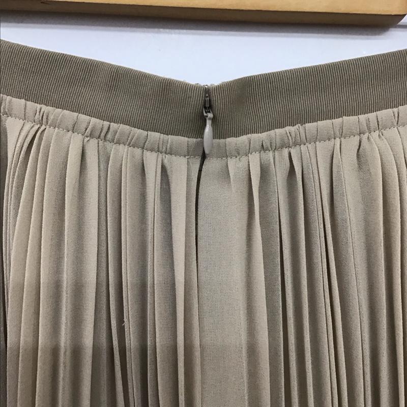 クラネ CLANE スカート ロングスカート FREE 無地 X 総柄 ベージュ / ベージュ / beige レディース USED 古着 中古 10153048