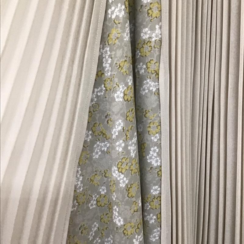 クラネ CLANE スカート ロングスカート FREE 無地 X 総柄 ベージュ / ベージュ / beige レディース USED 古着 中古 10153048