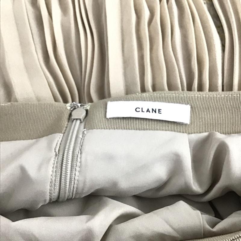クラネ CLANE スカート ロングスカート FREE 無地 X 総柄 ベージュ / ベージュ / beige レディース USED 古着 中古 10153048