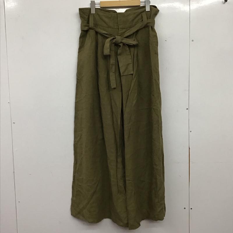 ザラウーマン ZARA WOMAN パンツ スラックス L 無地 カーキ / カーキ / khaki レディース USED 古着 中古 10153049