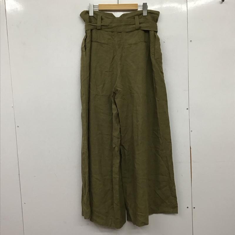 ザラウーマン ZARA WOMAN パンツ スラックス L 無地 カーキ / カーキ / khaki レディース USED 古着 中古 10153049