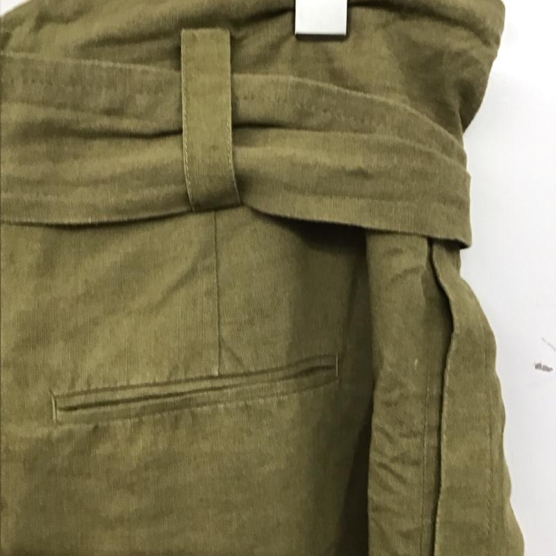 ザラウーマン ZARA WOMAN パンツ スラックス L 無地 カーキ / カーキ / khaki レディース USED 古着 中古 10153049