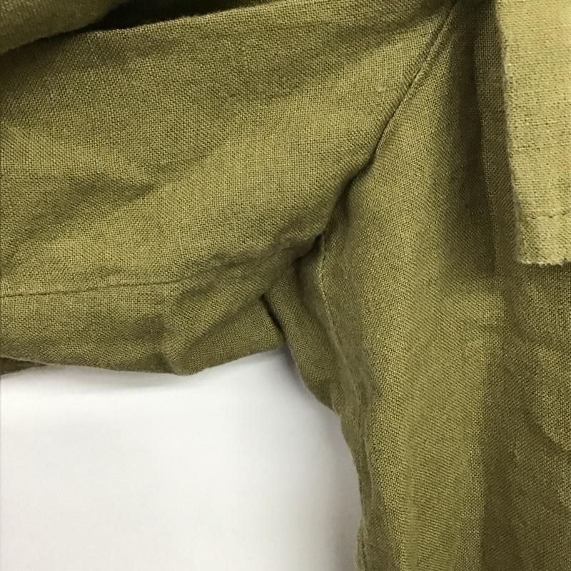 ザラウーマン ZARA WOMAN パンツ スラックス L 無地 カーキ / カーキ / khaki レディース USED 古着 中古 10153049