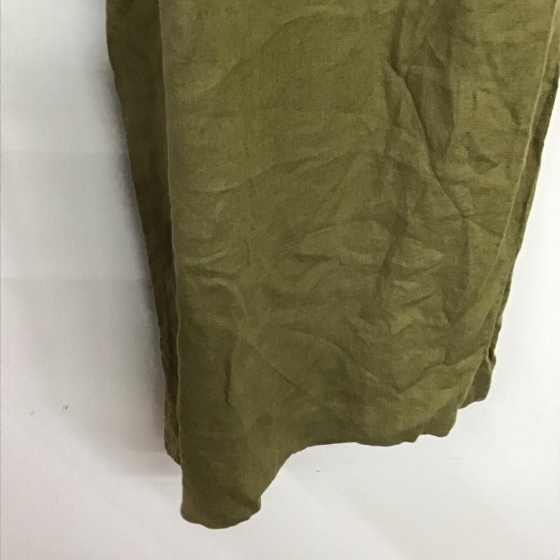 ザラウーマン ZARA WOMAN パンツ スラックス L 無地 カーキ / カーキ / khaki レディース USED 古着 中古 10153049