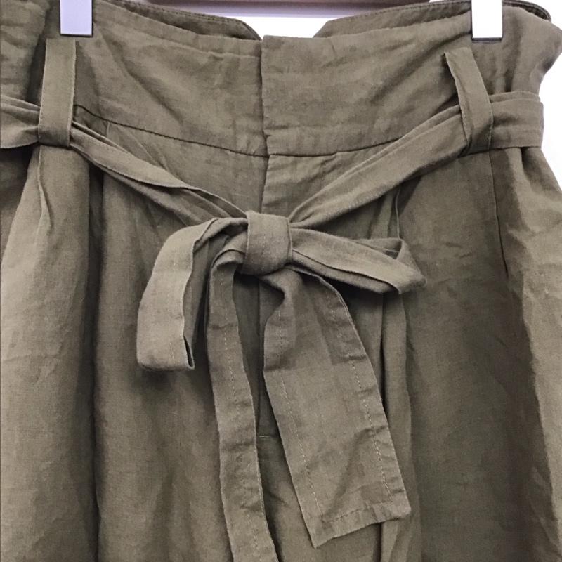 ザラウーマン ZARA WOMAN パンツ スラックス L 無地 カーキ / カーキ / khaki レディース USED 古着 中古 10153049