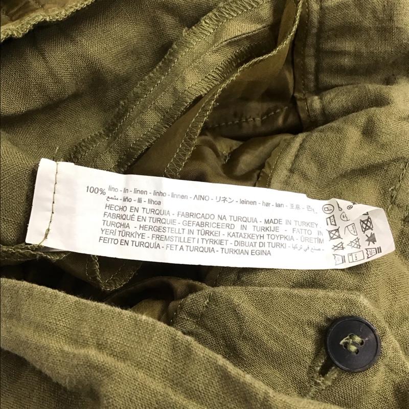 ザラウーマン ZARA WOMAN パンツ スラックス L 無地 カーキ / カーキ / khaki レディース USED 古着 中古 10153049