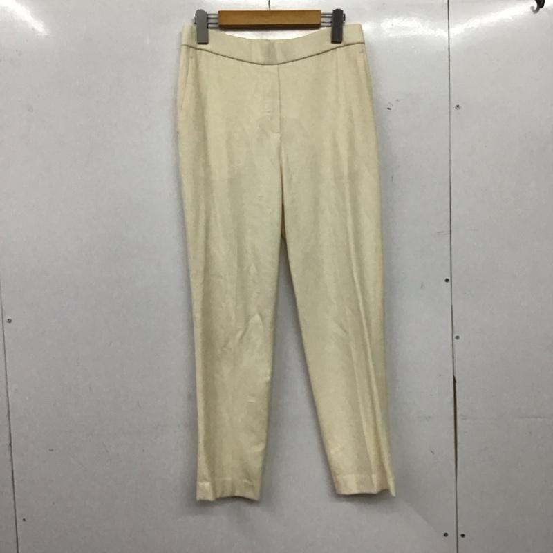 セオリー theory パンツ スラックス 2 無地 オフホワイト / オフホワイト / レディース USED 古着 中古 10153053