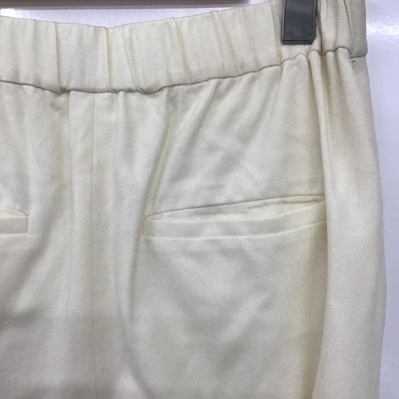 セオリー theory パンツ スラックス 2 無地 オフホワイト / オフホワイト / レディース USED 古着 中古 10153053