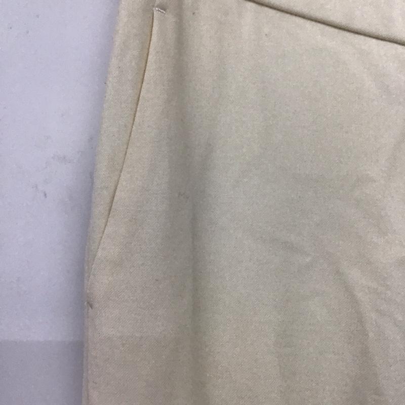 セオリー theory パンツ スラックス 2 無地 オフホワイト / オフホワイト / レディース USED 古着 中古 10153053