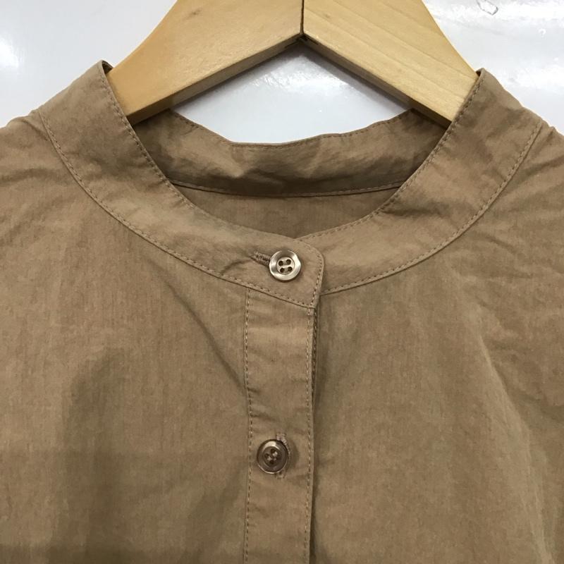ローリーズファーム LOWRYS FARM チュニック 半袖 FREE 無地 茶 / ブラウン / brown レディース USED 古着 中古 10153055